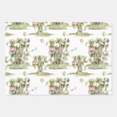 サーカス |ウッドランド・フォレスト・ベビーシャワー ラッピングペーパーシート (正面)