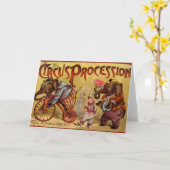 サーカス カード (黄色い花)