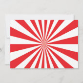 サーカス カーニバル チケット お誕生日 招待状 (裏面)