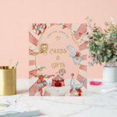 サーカス カーニバル ベビーシャワー カードとギフト アクリルサイン (ウェディング)