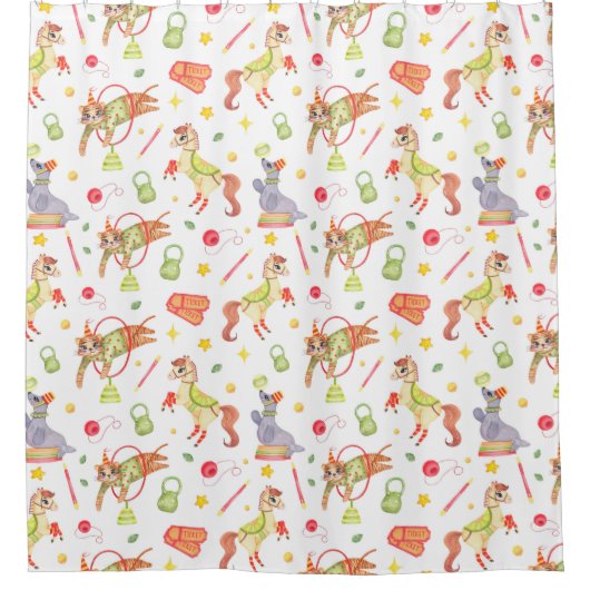 サーカス シャワーカーテン (正面)