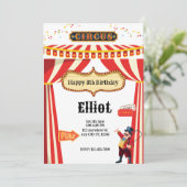 サーカス・スペクタキュラー・パーティー招待状 招待状 (スタンド正面)