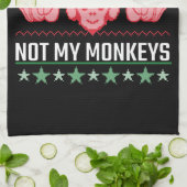 『サーカス・ノー・マイ・サルズ』 キッチンタオル (折り畳み)