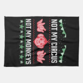 『サーカス・ノー・マイ・サルズ』 キッチンタオル (横)