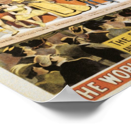 サーカス・バーナムとベイリーが素晴らし地球にショー ポスター (角)