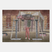 サーカス・ヒッポ・バランシング ラッピングペーパーシート (正面3)