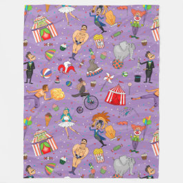 サーカス フリースブランケット