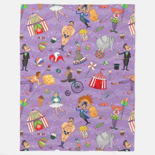 サーカス フリースブランケット (正面)