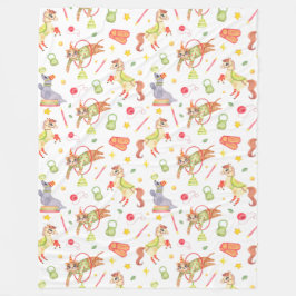 サーカス フリースブランケット