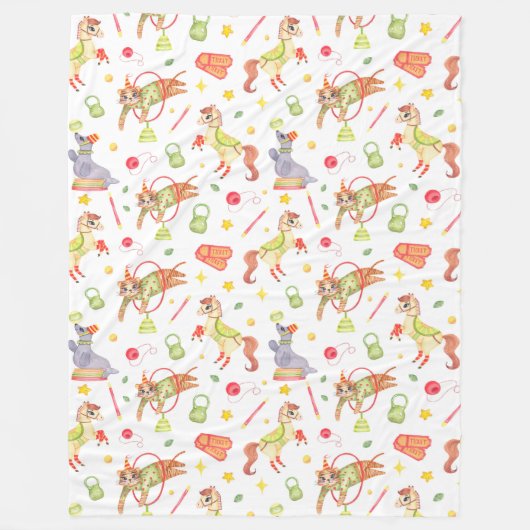 サーカス フリースブランケット (正面)