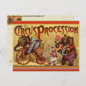 サーカス ポストカード (正面/裏面)