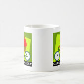 サーカス·モンキー コーヒーマグカップ (中央)