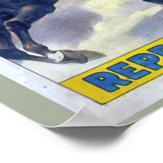 サーカス・ライダーヴィンテージ劇場ポスター ポスター (角)