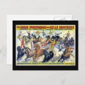 サーカス・ライダーヴィンテージ劇場ポスター ポストカード (正面/裏面)