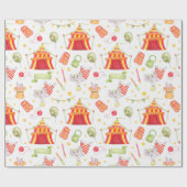 サーカス ラッピングペーパー (フラット)