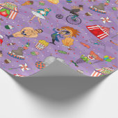 サーカス ラッピングペーパー (角)