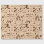 サーカス ラッピングペーパー (フラット)