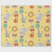 サーカス ラッピングペーパー (フラット)
