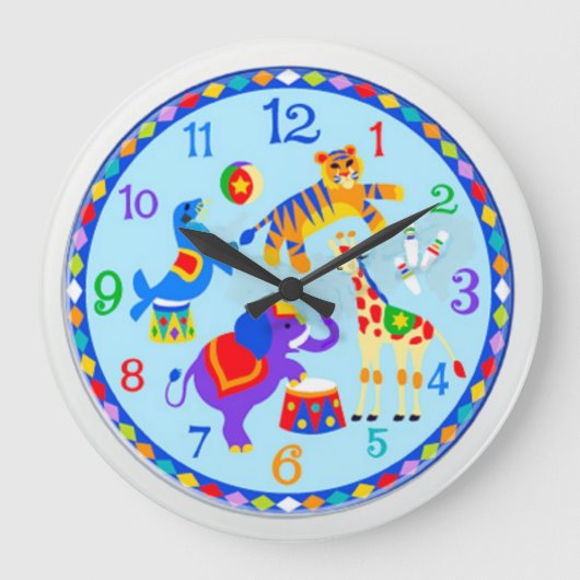 サーカス ラージ壁時計 (正面)