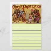 サーカス 便箋 (正面/裏面)
