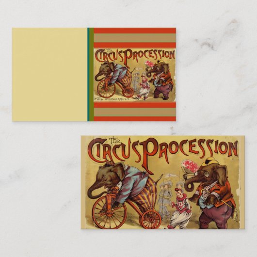 サーカス 名刺 (正面/裏面)