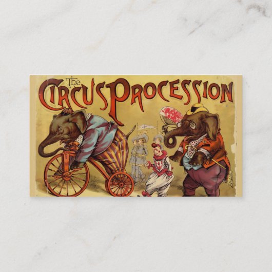 サーカス 名刺 (裏面)