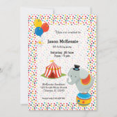 サーカス 招待状 (正面)