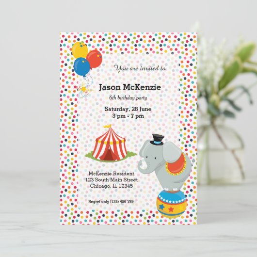 サーカス 招待状 (スタンド正面)
