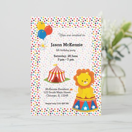 サーカス 招待状 (スタンド正面)