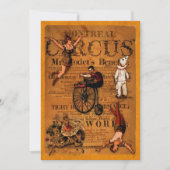 サーカス 招待状 (正面)