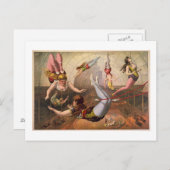 サーカス–1890 ポストカード (正面/裏面)