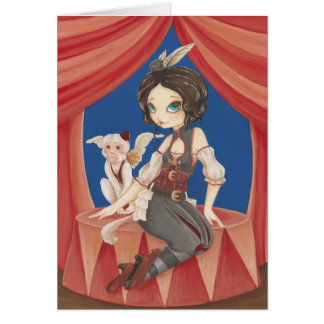 サーカス- steampunkのファンタジーのサーカス猿