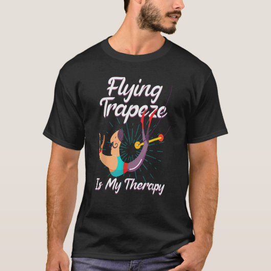 サーカスAcrobat Trapezeカーニバル出演者の表示 Tシャツ (正面)