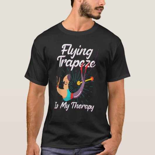 サーカスAcrobat Trapezeカーニバル出演者の表示 Tシャツ (正面)