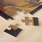 サーカスbyジョルジュ・シュラトヴィンテージ・ポインティリリスムアート ジグソーパズル (側面)