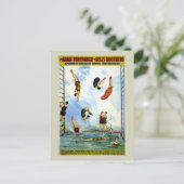 サーカスForepaugh and Sellsヴィンテージ・ダイバー ポストカード (スタンド正面)