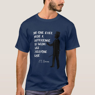 サーカスPTバーナムリングマスター引用文ノーワンメイド Tシャツ