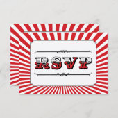 サーカスSteampunk RSVP in Red (正面/裏面)