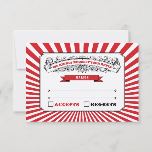 サーカスSteampunk RSVP in Red (裏面)