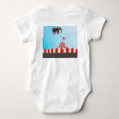 サーカスTシャツ ベビーボディスーツ (裏面)