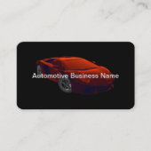 サーカッコいい車のビスの名刺デザイン 名刺 (正面)