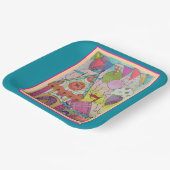 サーカテントとバルーン ペーパープレート (傾斜あり)