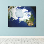 サーカム – 北極永久凍土 キャンバスプリント (インサイチュ (ウッドフロア))