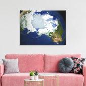 サーカム – 北極永久凍土 キャンバスプリント (インサイチュ (リビング))