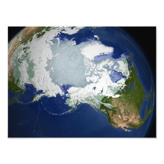 サーカム – 北極永久凍土 フォトプリント            (正面)