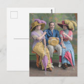 サーカ1910ヴォードビルのパフォーマープリント ポストカード (正面/裏面)