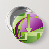 「サーキットダイアグラム」デジタルアートプリント 缶バッジ (正面&裏面)