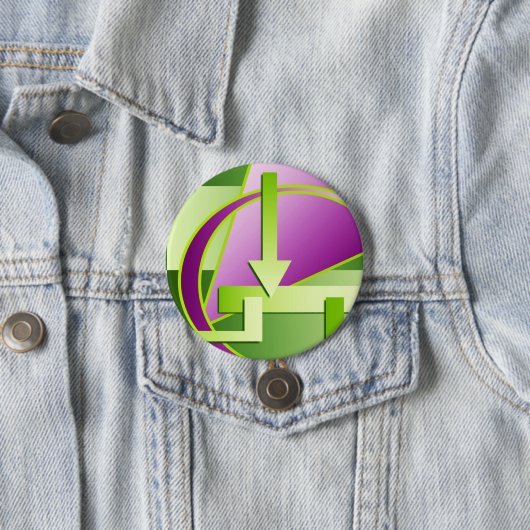 「サーキットダイアグラム」デジタルアートプリント 缶バッジ (インサイチュ)