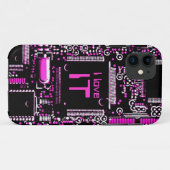 サーキットピンク「ITが大好き」 iPhoneケース Case-Mate iPhoneケース (裏面(横))