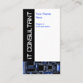 サーキットブルー2 'ITコンサルタント'名刺 名刺